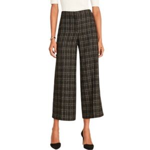 Ann Taylor Marina Black and White Checkered Pants